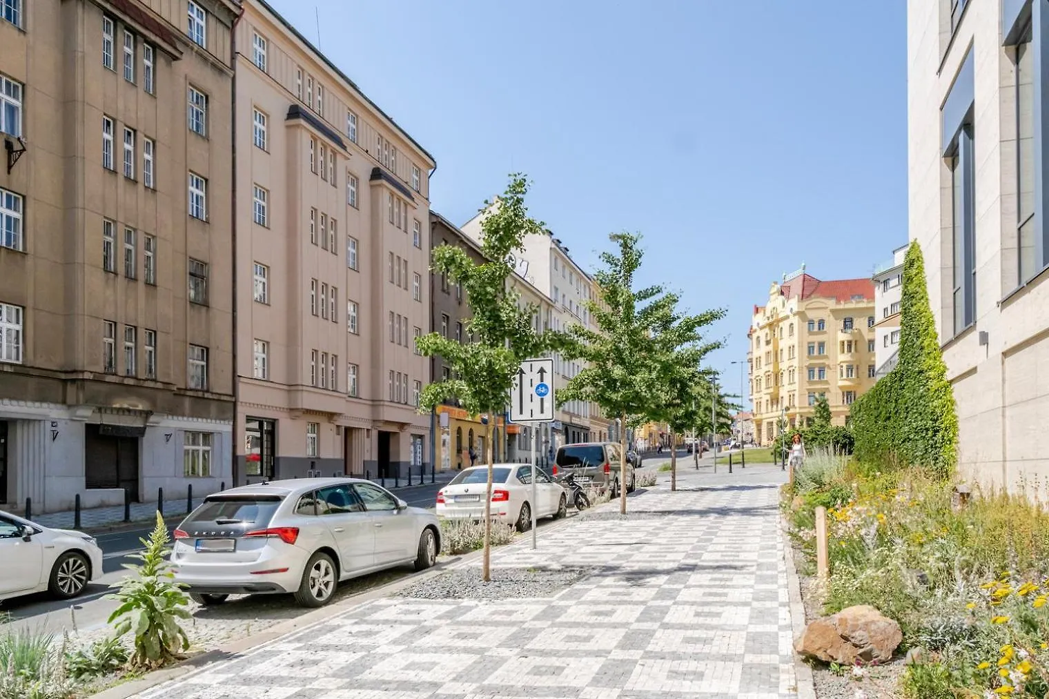 شقة Blueground Holesovice View Nr Vltava Prg-57 براغ
